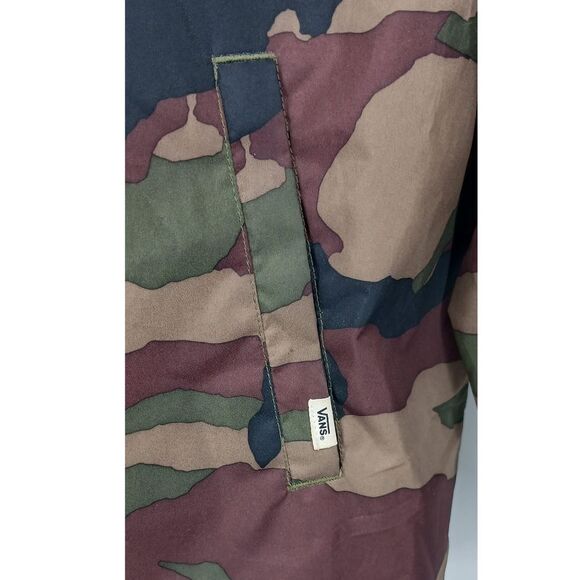 Urban Outfitters Vans Off The Wall Camo Windbreaker Jacket Sz Medium - Picture 7 of 8